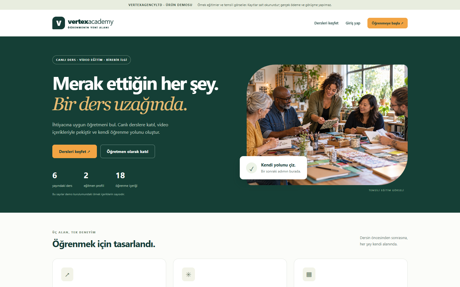 Vertex Academy Pro – Live Lesson and Online Education Platform