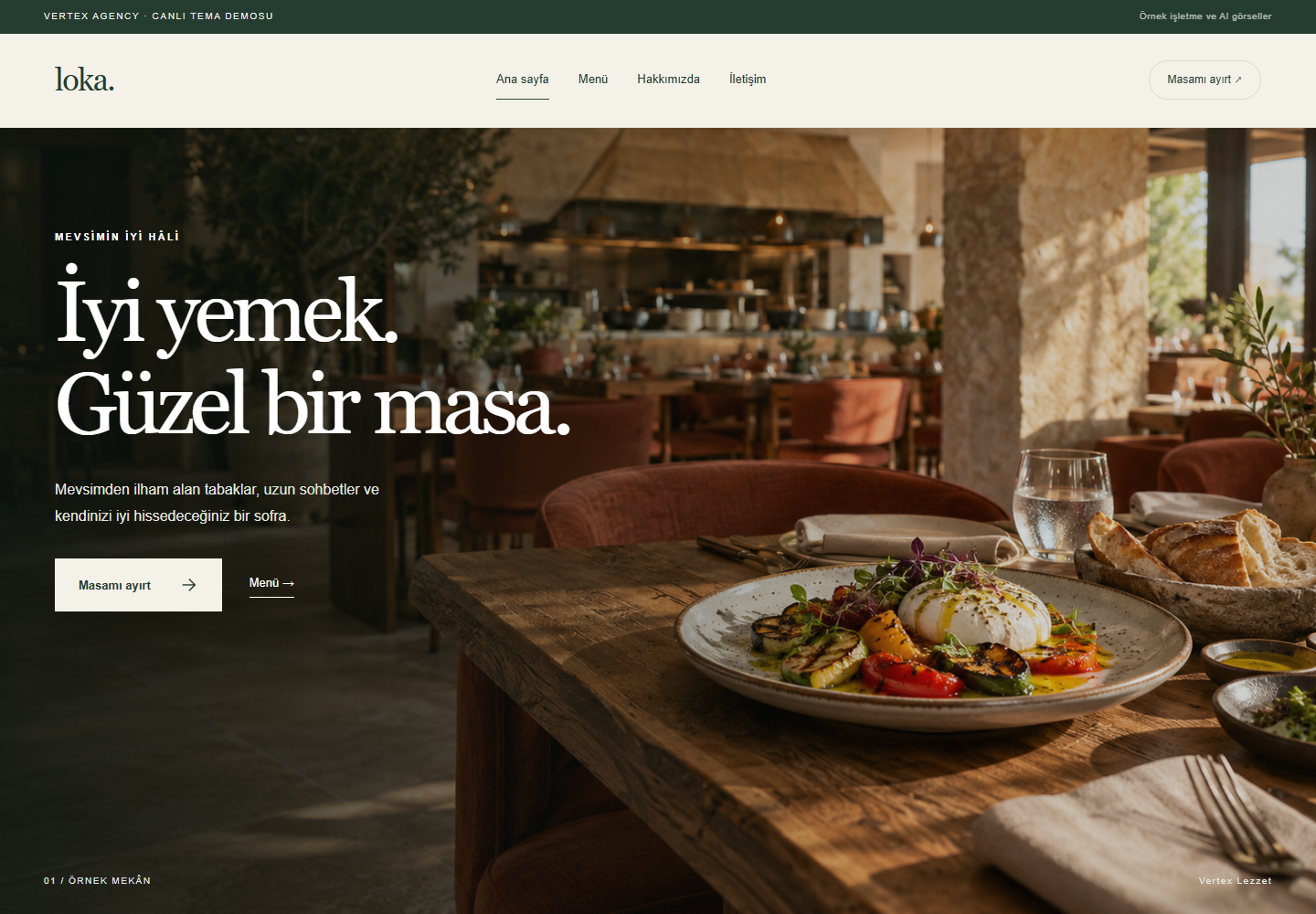 Vertex Lezzet — HTML Tema